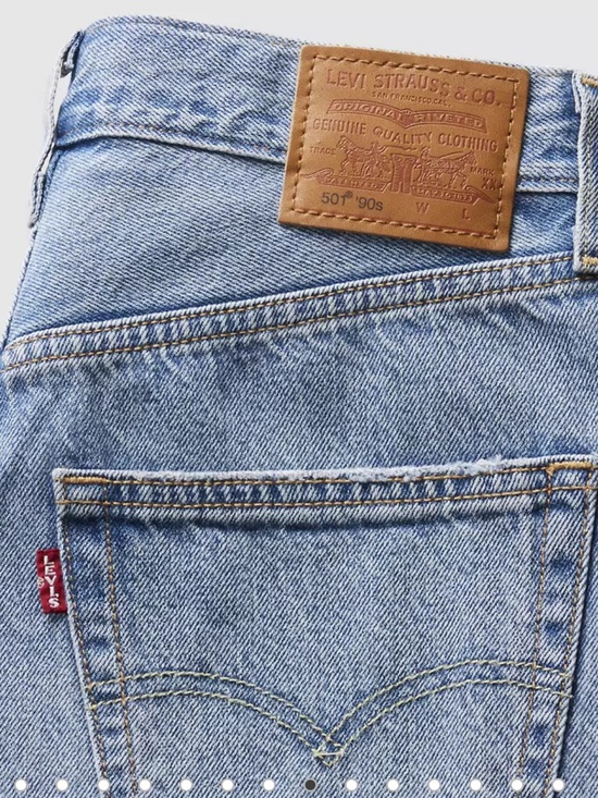 Levi's Denim - Levi’s 501 90s lightweight straight leg denim 28x30